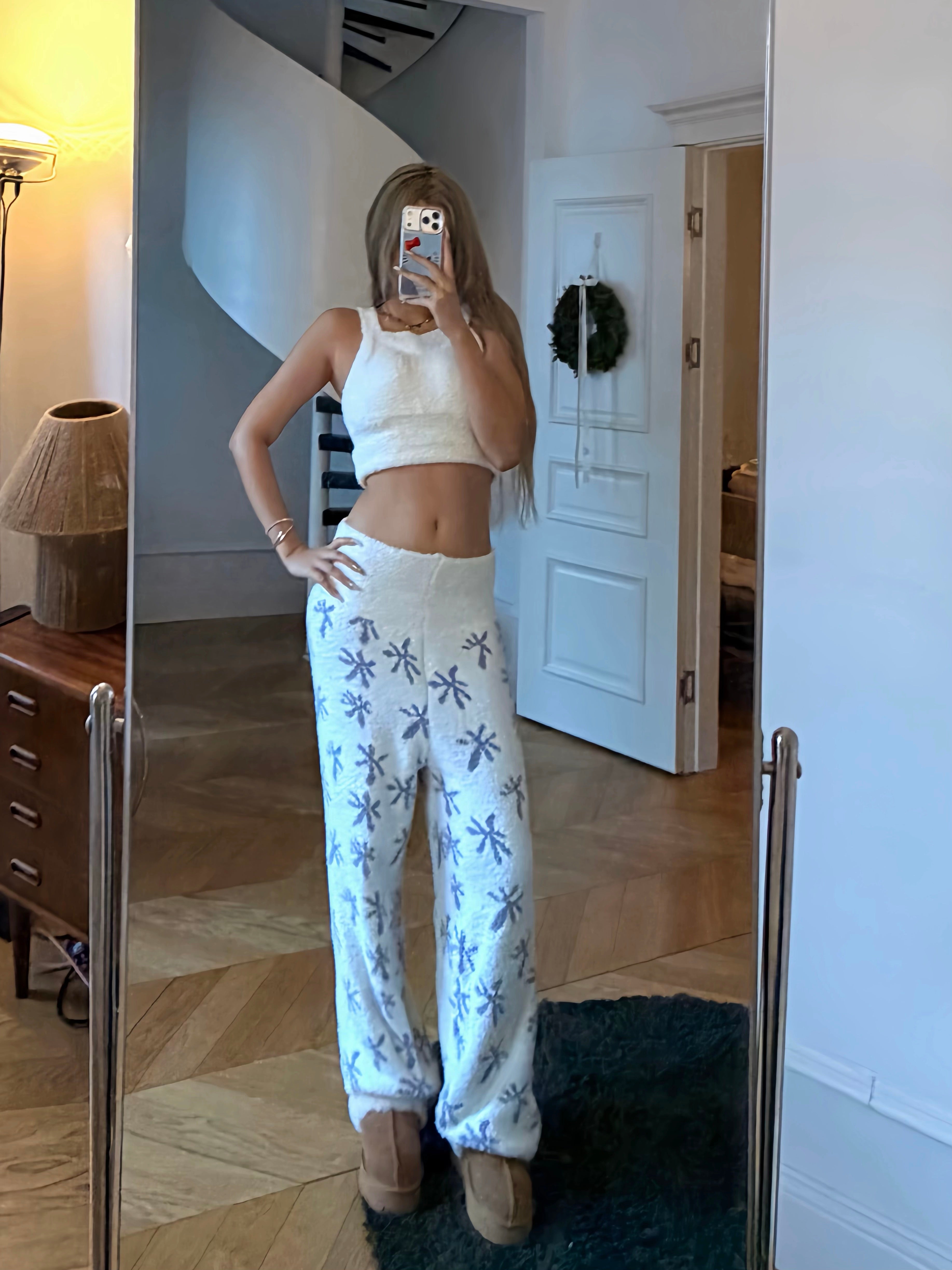 Cozy Snowflake Pajama Set