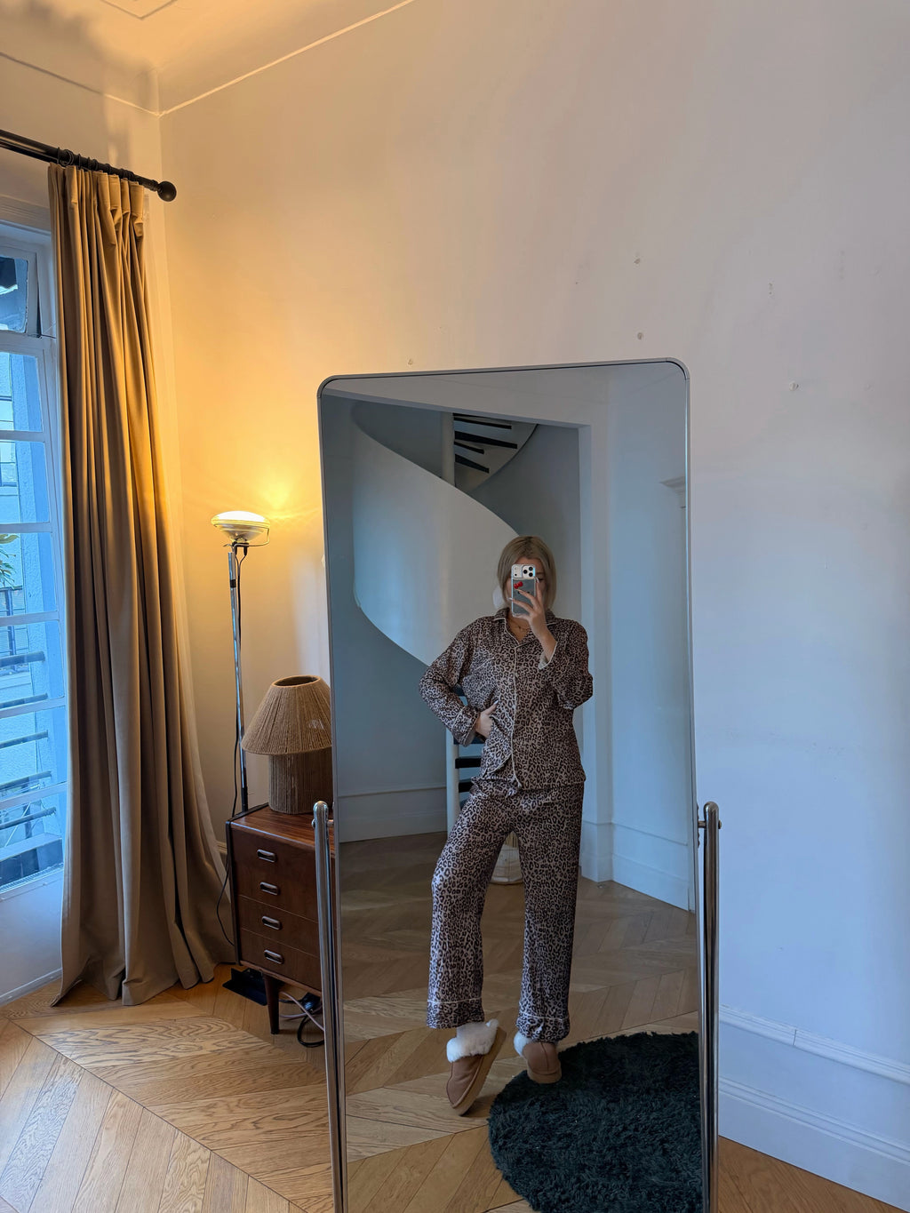 Leopard Print Pajama Set